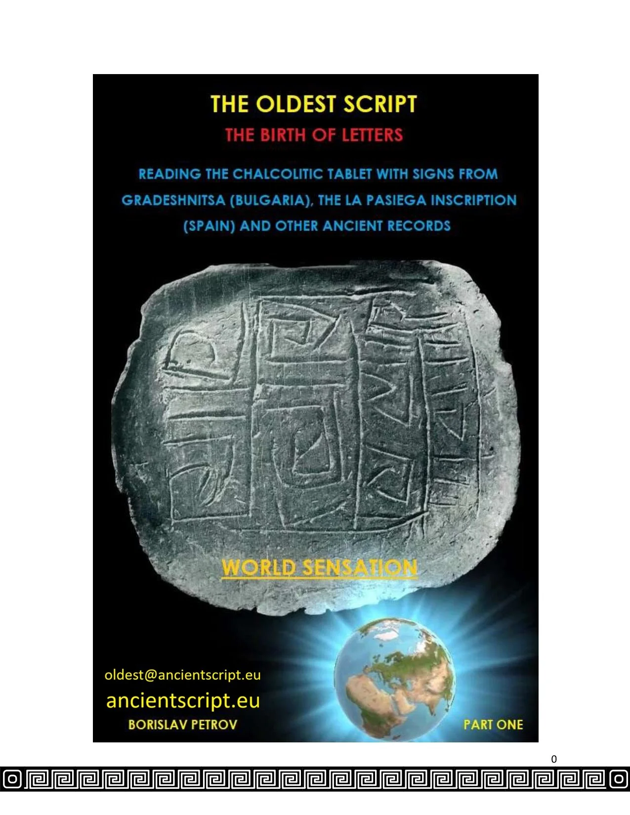 Cover of The Oldest Script — The Birth of Letters